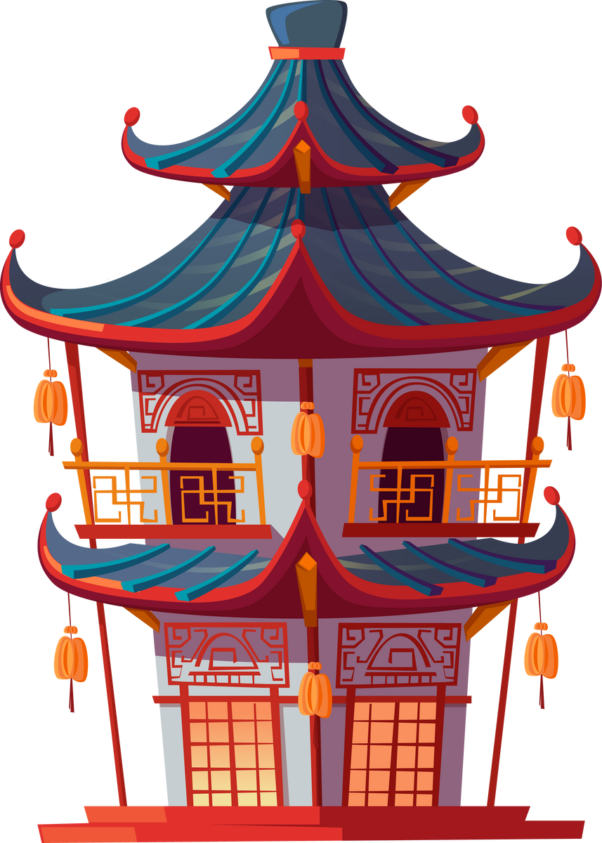 Traditional chinese pagoda